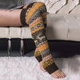 thumbnail image 1 of ERTUTUYI Girls Ladies Women Christmas Warm High Over The Knee Socks Long Cotton Stockings Knit Warm Stockings Coffee, 1 of 4