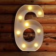 thumbnail image 1 of ERTUTUYI Pendant Light Light Standing Plastic Wihte Hanging Letters Letter Warm Led Up Lights Home Decor F, 1 of 2