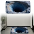thumbnail image 1 of ERTZAE 3D Trap Optical Visual Illusion Rugs,3D Crack Rug Indoor Entryway Easy-Clean Mat,15.74X23.62In 3D Hole Visual Illusion Doormat,Interactive Rug For Porch Terrace Outdoor,3D Hole In Floor Rug, 1 of 6
