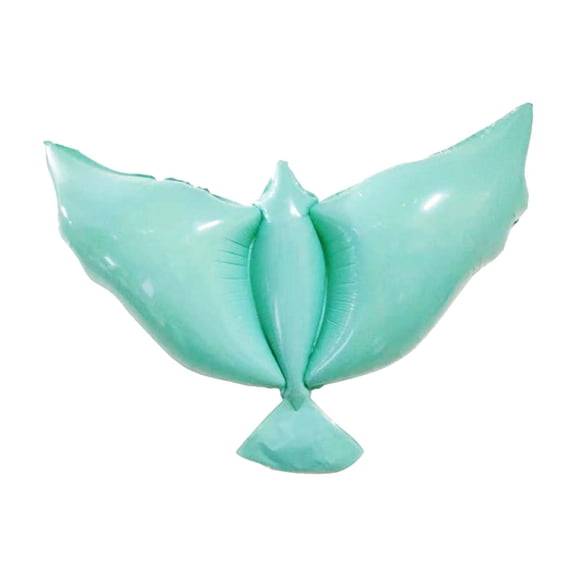 ERTZAE 40"Peace Dove Foil Balloon,Green,Large Memorial Release Balloon for Wedding Funeral Birthday Party Decor,Giant Dove Shape Balloon,Self-Sealing,Helium Quality,for Ceremonies & Special Events