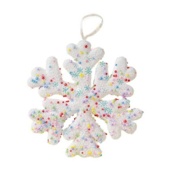 ERTZAE 4Pc Pastel Christmas Candy Ornament,Festive Sprinkle Hanging Accent,Soft-Tone Xmas Decor,Candy Cane Tree Ornament,Glitter Food-Style Decor,Holiday Sweet-Themed Accent,Festive Pastel Ornament