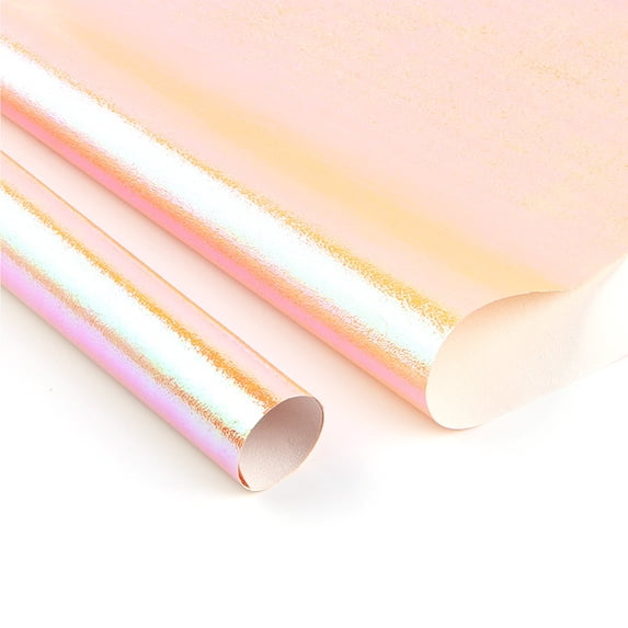 ERTZAE 5Pc Metallic Holographic Gift Wrap,19.69X27.56Iniridescent Gold Wrapping Paper Design Durable Holographic Wrapping Paper Multi-Occasion Use,Furoshiki Wrapping Cloth,Wrapping Paper Assortment