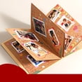 thumbnail image 1 of ERTZAE Accordion Kraft Paper Clipbook Album,Diy Photo Collection,Graduation/Wedding Anniversary Album,Hard Cover Memory Book,Cost-Effective Multi-Occasion Keepsake,Foldable Stretchable Photo Album, 1 of 4