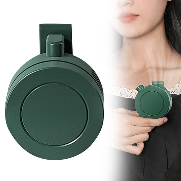ERTZAE Bladeless Fan Clip On,Portable Silent Mini Fan,Fans Outdoor Travel,Adjustable Speed Fans,Portable Waist Clip Fan 3x2.5x2.3in,Bladeless,360° Rotatable,USB Rechargeable for Hiking Camping