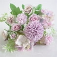 thumbnail image 1 of ERTZAE Carnations Artificial Flowers,Purple 13" 7 Heads Bunch Fake Carnations,Silk Flowers With Stems Bulk,Floral Vase Arrangements,Outdoor Uv Resistant Fade Decorations,Home Decor Wedding Bridal, 1 of 3