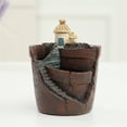 thumbnail image 1 of ERTZAE House-Shape Resin Succulent Plant Pots – Drainage Hole Cactus Plant Containers,Mini Succulent/Herb Garden Pots,Durable Plant Decor,Home/Office Desktop Succulent Pots,Succulent Lover Gift, 1 of 9