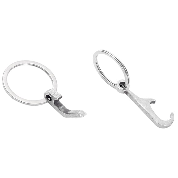 ERTZAE Jar Openers For Seniors,Mini Portable Keychain Bottle Opener,Kitchen Gadgets Can Opener,Opener For Weak Hands,Soda Can Opener,Beverage Bottle Opener,Opener Tool For Bartender,Long Nails
