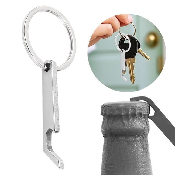 ERTZAE Jar Openers For Seniors,Mini Portable Keychain Bottle Opener,Kitchen Gadgets Can Opener For Weak Hands,Soda Can Opener,Beverage Bottle Opener,Travel Portable Restaurant Household Dailyuse