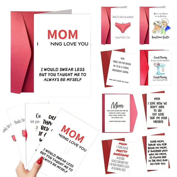 ERTZAE Mothers Day Cards For Mom,Mom Birthday Love Appreciation Card ...