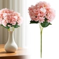 thumbnail image 1 of ERTZAE Patio Table Bouquets,Minimalist Home Florals,Lush Faux Bouquets,Real Replica Hydrangeas,5-Piece Embroidered Hydrangea Bouquet Set,Pink 18.5"Faux Flowers (Variant) for Home Table,Wedding Decor, 1 of 9