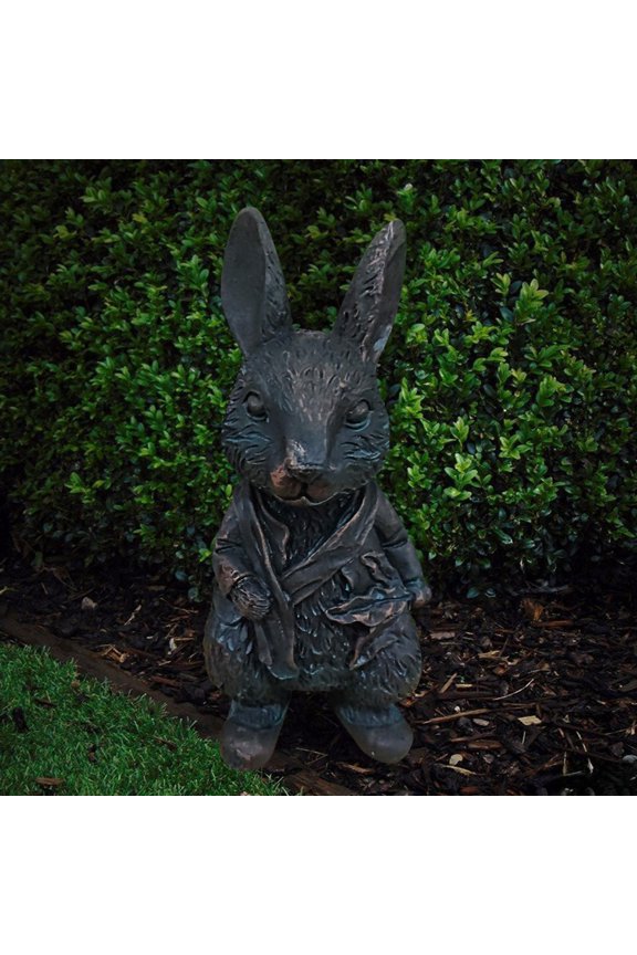 Resin Rabbit Garden Statue,6In Rabbit 1 Easter Resin Statue Vintage Garden Decor Ornament,Resin Rabbit Garden Statue,Large Outdoor Yard Decor,Home Balcony Bunny Gift,Ceramic Bunny Figurines