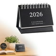 thumbnail image 1 of ERTZAE Supplies,2026 Mini Desk Calendar Mini Standing Calendar 2026 Flip Calendar For Desk 2026 Standing Flip Desktop Calendar Desk Calendar Planner Office Calendar For,Gifts For Her Black, 1 of 9