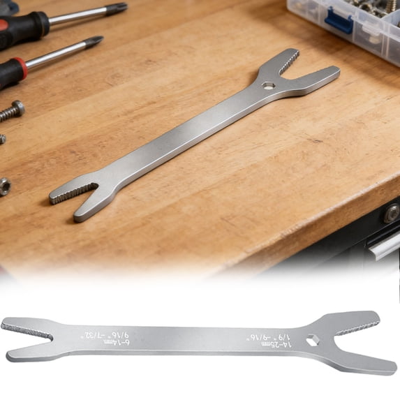 ERTZAE Universal Self-Tightening Adjusting Wrench,6-25Mm Double Ended Spanner Tool,9.84" Anti-Slip Wrench Tool,Bicycle Motorcycle Repair,Multifunctional Machine Tool,Sink Plumbing Repair Wrenches