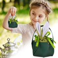 thumbnail image 1 of ERTZAE Velvet+Pu Drawstring Bags,Green Portable Easter Bunny Ear Handbag Candy Egg Gift Basket,Easter Bunny Ear Pouches,Drawstring Velvet Bags,Basket Stuffer Gift Bags,Personalized Easter Bunny Bag, 1 of 9