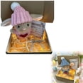 thumbnail image 1 of ERTZAE&nbsp;Bunny Hug Cute Easter Crochet Doll with LED Light,18cm Pink,Inspirational Card Included,Easter Bunny Plush in a Box: 2026 Mini Hugging Rabbit,Inspirational Basket Stuffer, 1 of 7
