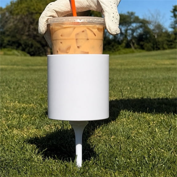 ERTZAE sand cup holders for beach,White drink holder sand spiker,beach chair cup holder,drink clips attachment,cruise cup holder,beach coasters holder,trip for beach lovers women men,6x4in