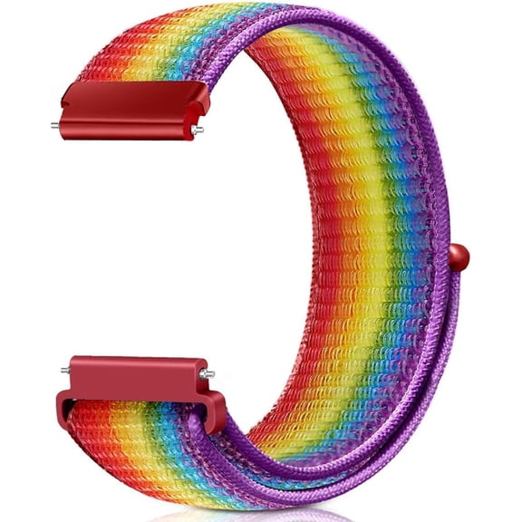 ERUCND-18MM 19MM 20MM 22MM Nylon Sport Loop Watch Strap, Replacement Strap with Quick Release for Men Women