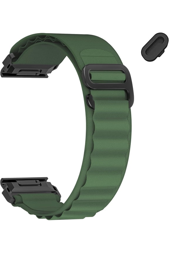 -22mm Nylon Quick fit Watch Band Compatible with Garmin tactix 8/Fenix 8 pro 47mm/Fenix 7 Pro/6 Pro/5 Plus/E, Strap for Descent G2/G1 Solar/Epix Pro/quatix 8 47mm/Forerunner 970/965/955/945