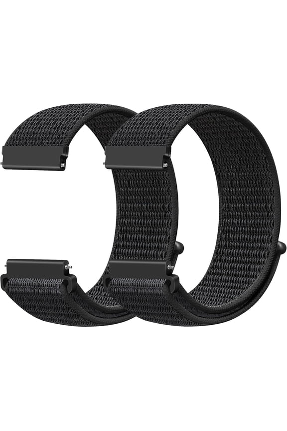 -24mm Nylon Sport Quick Release Watch Band Compatible with Garmin Venu X1/TicWatch Altas/TicWatch Pro 5/Pro 5 Enduro/COROS Nomad/iTouch AIR 4 41mm 46mm/AIR 3 44mm/Suunto 9/9 Baro/9 Titanium
