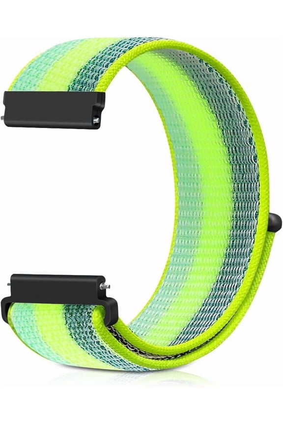 -24mm Nylon Sport Quick Release Watch Band Compatible with Garmin Venu X1/TicWatch Altas/TicWatch Pro 5/Pro 5 Enduro/COROS Nomad/iTouch AIR 4 41mm 46mm/AIR 3 44mm/Suunto 9/9 Baro/9 Titanium