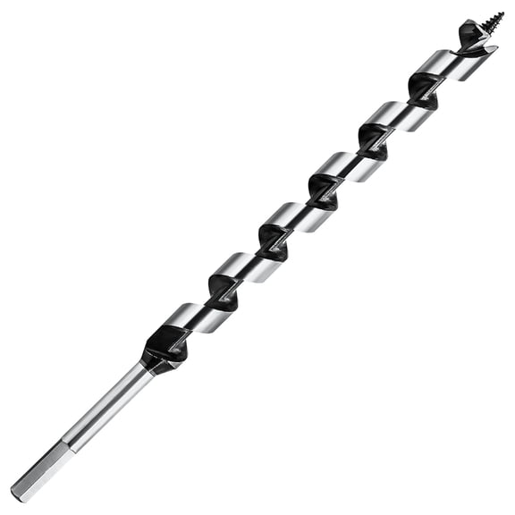 ERUCND-3/4 Inch x 12 Inch Long Auger Drill Bit for Wood, Hex Shank Ship Auger Drill Bit for Soft and Hard Wood, Plastic, Drywall and Composite Materials
