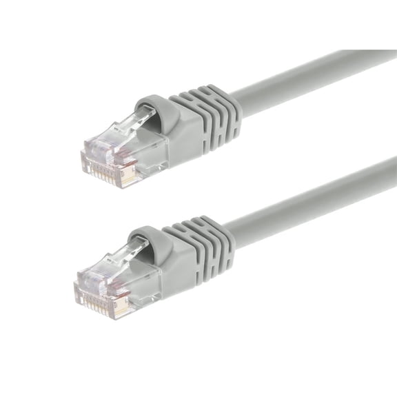ERUCND-3FT 24AWG Cat6 500MHz Crossover Ethernet Bare Copper Network Cable - Gray