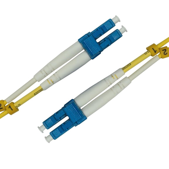ERUCND-- 3ft / 1M LC to LC Fiber Patch Cable - Duplex - Single Mode Fiber - LCUPC to LCUPC - LSZH SM OS2 Optical Patch Cable - Built for Professionals
