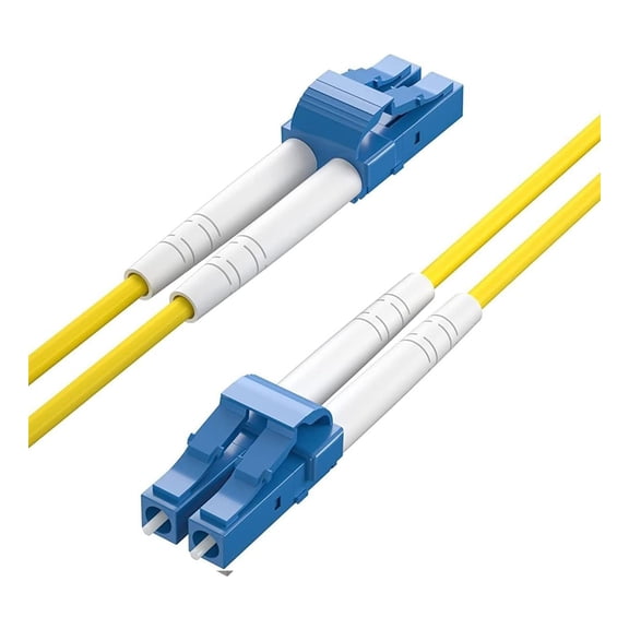 ERUCND-3m OS2 LC to LC Fiber Patch Cable, Single Mode SFP Fiber Jumper, Duplex LC-LC 9/125um, LSZH, 9.8ft, for 1G/10G SMF SFP Transceiver, Router, Networks and More