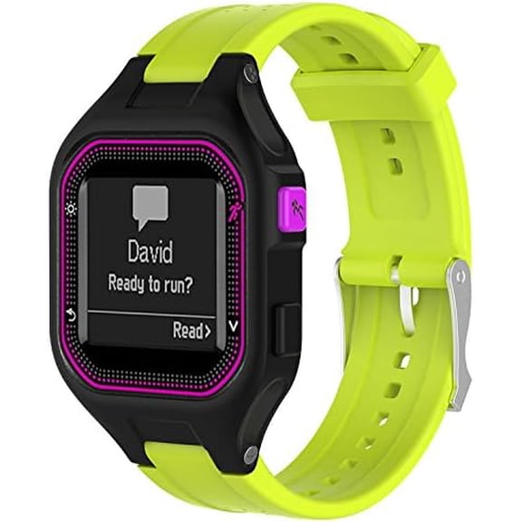 ERUCND-Band for Garmin Forerunner 25, Soft Silicone Replacement Watch Band Strap for Garmin Forerunner 25