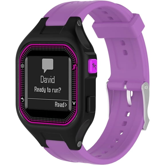 ERUCND-Band for Garmin Forerunner 25, Soft Silicone Replacement Watch Band Strap for Garmin Forerunner 25