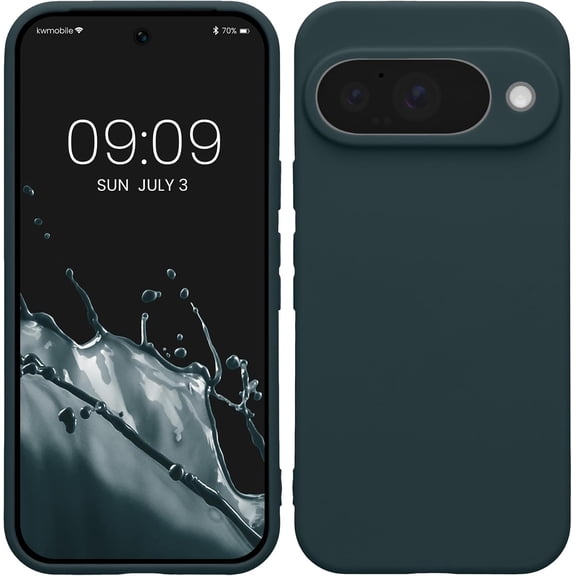 ERUCND-Case Compatible with Google Pixel 10 Case - Protective Slim TPU Phone Cover - Soft Matte Finish - Dark Slate