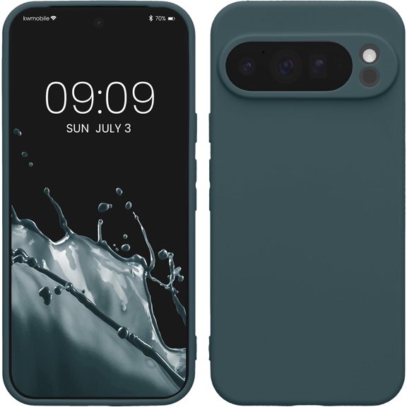 ERUCND-Case Compatible with Google Pixel 10 Pro XL Case - Protective Slim TPU Phone Cover - Soft Matte Finish - Dark Slate