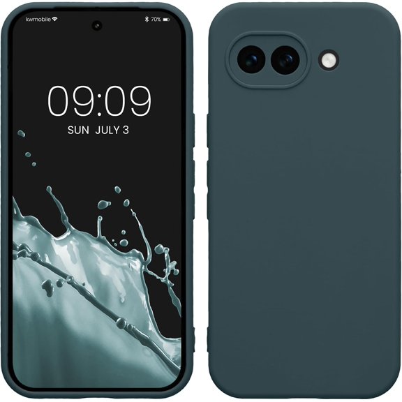 ERUCND-Case Compatible with Google Pixel 10a Case - Protective Slim TPU Phone Cover - Soft Matte Finish - Dark Slate