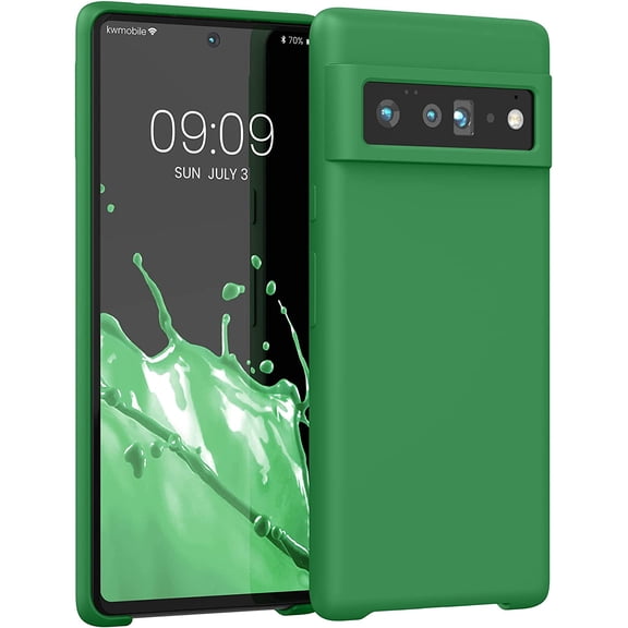 ERUCND-Case Compatible with Google Pixel 6 Pro Case - TPU Silicone Phone Cover with Soft Finish - Pixie Green