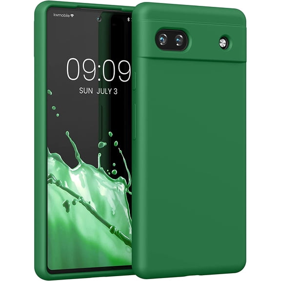 ERUCND-Case Compatible with Google Pixel 6a Case - TPU Silicone Phone Cover with Soft Finish - Pixie Green