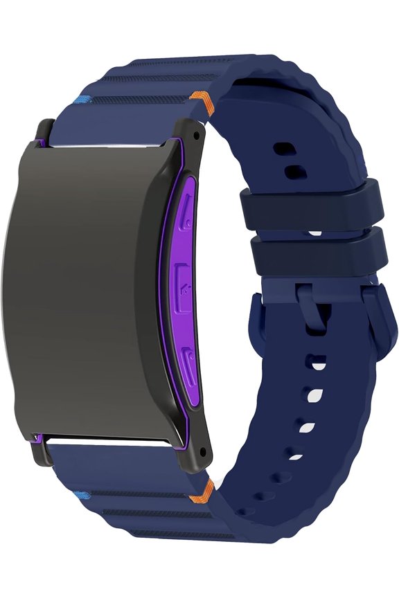 -Compatible for Shock Clock Max Bands, New Silicone Woven Line Adjustable Replacement Strap Compatible for Pavlok Shock Clock 3, Max