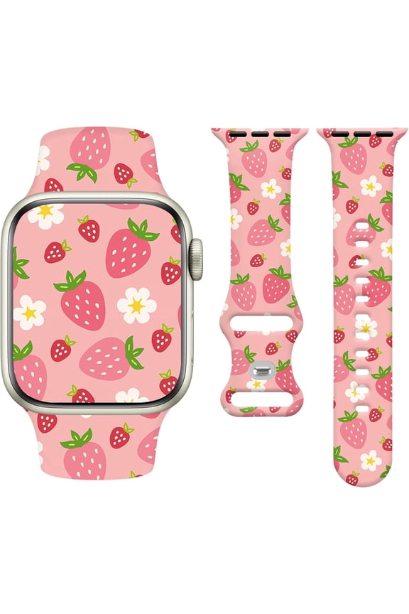 -Cute Watch Band Compatible with Apple Watch Palka Dot and Checkered Strap for Women Man, Soft Silicone Compatible with iwatch Series 11 10 9 8 7 6 5 4 3 2 1 SE Ultra 38 40 41 42 44 45 46 49mm