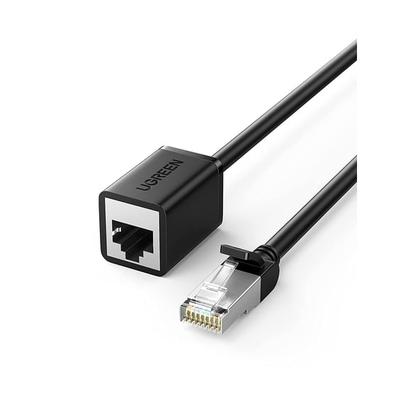 ERUCND-Ethernet Extension Cable Cat6 LAN Cable Extender Cat 6 RJ45 Network Patch Cord Male to Female Connector for Router Modem Smart TV PC Computer Laptop 10FT