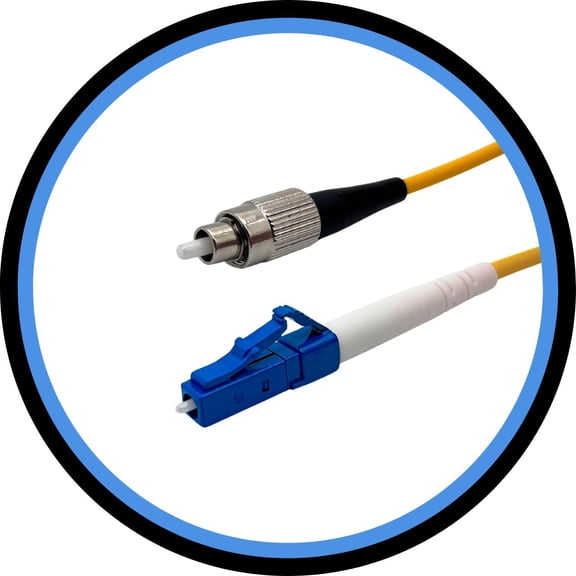 ERUCND-Fiber Optic Patch Cable - Single Mode - SIMPLEX - OS1-9/125um (1M, FC to LC)