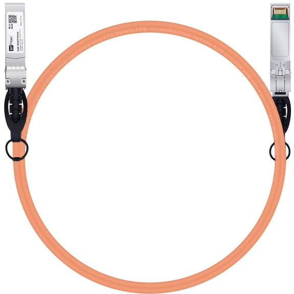 ERUCND-H!Fiber Orange SFP+ Cable, 10G SFP+ DAC, 1.5M(5ft), Passive Direct Attach Copper Twinax Cable for Cisco SFP-H10GB-CU1.5M, Ubiquiti UniFi UC-DAC-SFP+, Meraki, Mikrotik, Intel, Fortinet, Netgear