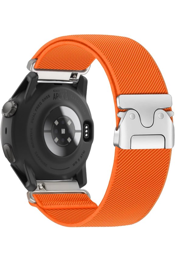 -Nylon Bands 22mm Compatible with COROS PACE 3/APEX 4 42mm/APEX Pro/APEX 2 Pro/APEX 46mm/PACE Pro Adjustable Sport Replacement Straps for Women Men