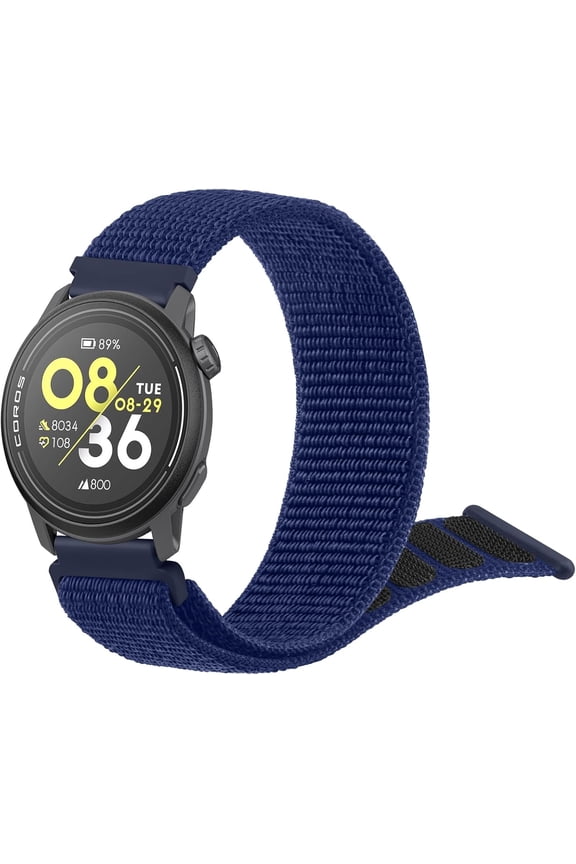 -Nylon Bands Compatible with COROS PACE 4 / PACE 3 / Pro/APEX 2 Pro/APEX Pro/APEX 46mm Men Women, 22mm Soft Sport Replacement Strap for Coros Pace 4/3 Watch