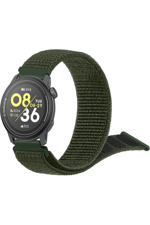 -Nylon Bands Compatible with COROS PACE 4 / PACE 3 / Pro/APEX 2 Pro/APEX Pro/APEX 46mm Men Women, 22mm Soft Sport Replacement Strap for Coros Pace 4/3 Watch