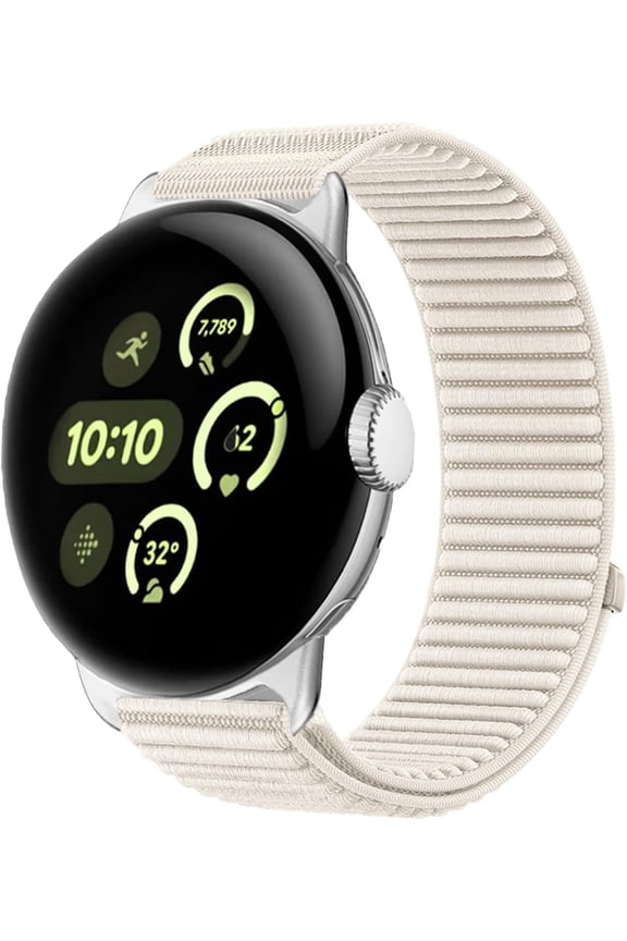 -Nylon Sport Bracelet compatible with Google Pixel Watch 4 3 2 1 flexible seamless adjustable bracelet compatible with Google Pixel Watch 41mm 45mm