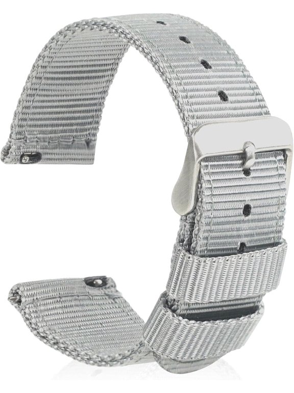 -Nylon Watch Bands for Men, Quick Release Military Watch Straps, Multiple Colors, Band Width 18mm 20mm 22mm 24mm