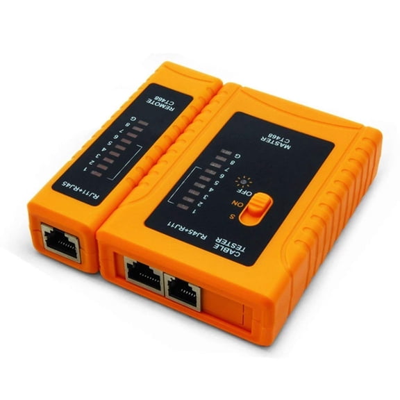 ERUCND-- RJ45 Network Cable Tester for Lan Phone RJ45/RJ11/RJ12/CAT5/CAT6/CAT7 UTP Wire Test Tool