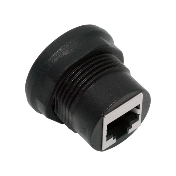 ERUCND-RJ45 to CAT5E UTP STP Networking Patch Extension Adapter Coupler Car Panel Mount Waterproof Design