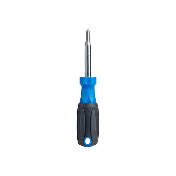 ERUCND-SD-61 Multi-Bit 6-in-1 Screwdriver with Comfort Grip, 7 1/2" Length