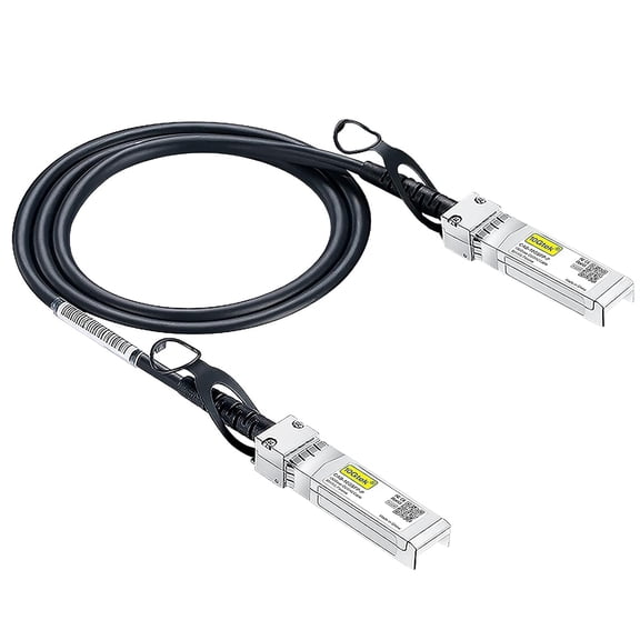 ERUCND-SFP+ DAC Twinax Cable, 10G SFP+ to SFP+ Direct Attach Copper Patch Passive Cable for Cisco SFP-H10GB-CU1M, Meraki MA-CBL-TA-1M, Ubiquiti UniF, D-Link, Fortinet, 1-Meter(3.3ft)
