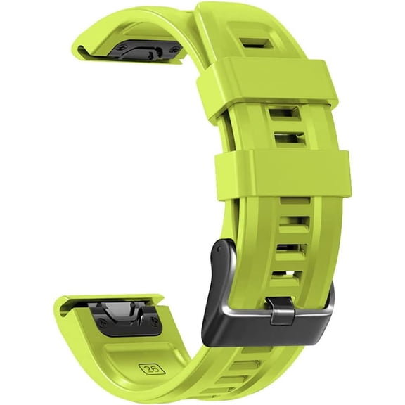 ERUCND-Silicone Band Compatible for Garmin Fenix 8 Pro 51mm/8 51mm, 26mm Quick Fit Watch Band Soft Silicone Bracelet Wristband Replacement Band for Garmin Fenix 7X/7X Pro/6X/6X Pro/5X/5X Plus/3/3 HR